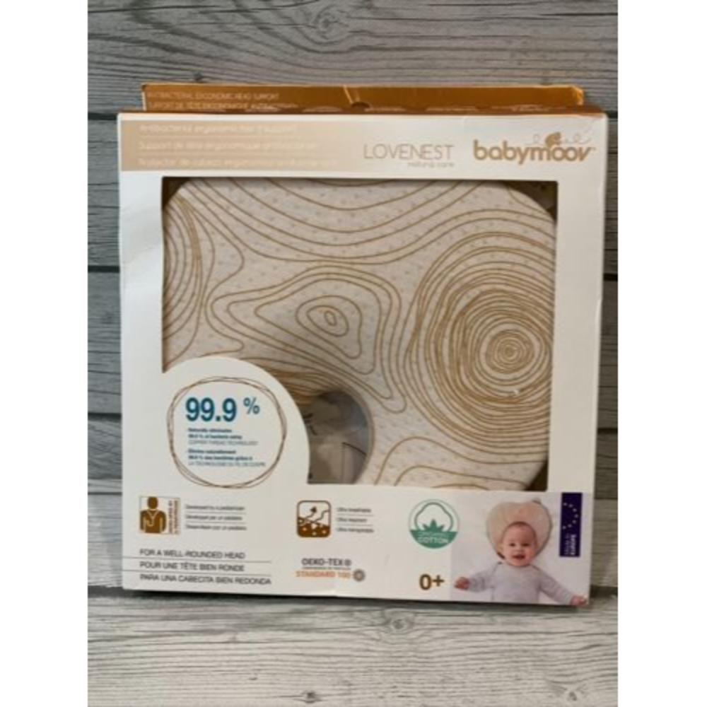 Babymoov LOVENEST NATURAL CARE Soft Newborn Toddler Baby Head Support Cushion